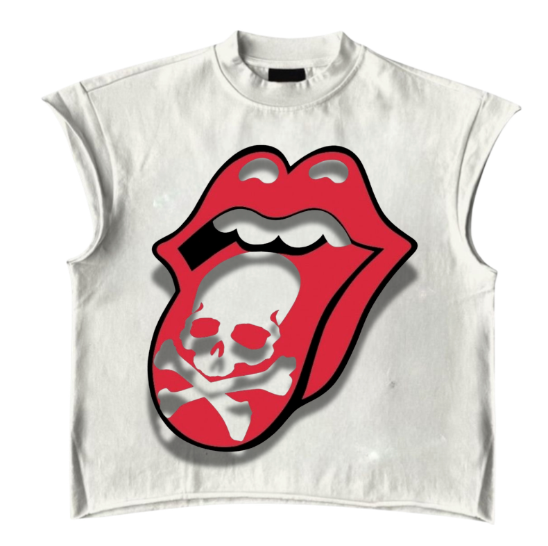 "TONGUE OF DEATH" SLEEVELESS TEE