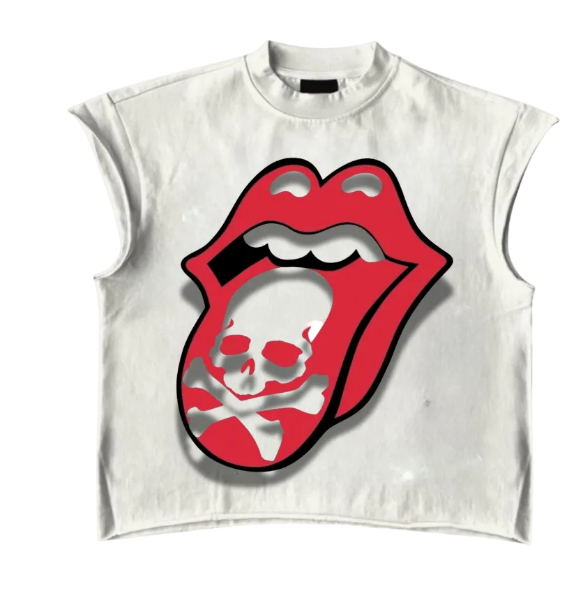 "TONGUE OF DEATH" SLEEVELESS TEE